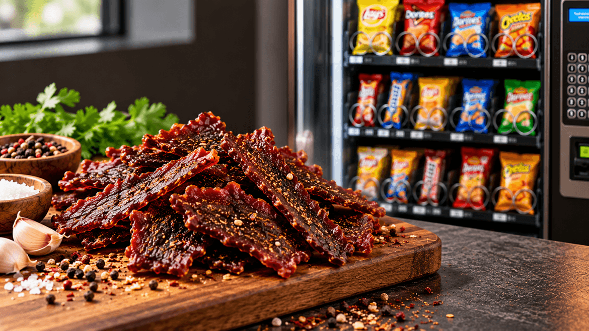 Meat Snacks That Beat the Vending Machine
